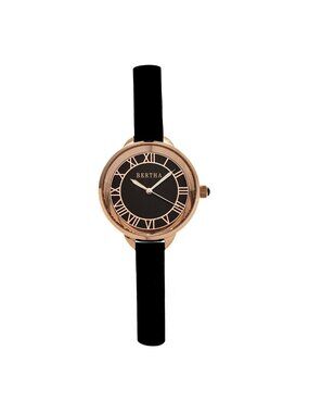 NWT Bertha Madison Black Dial Ladies Watch
